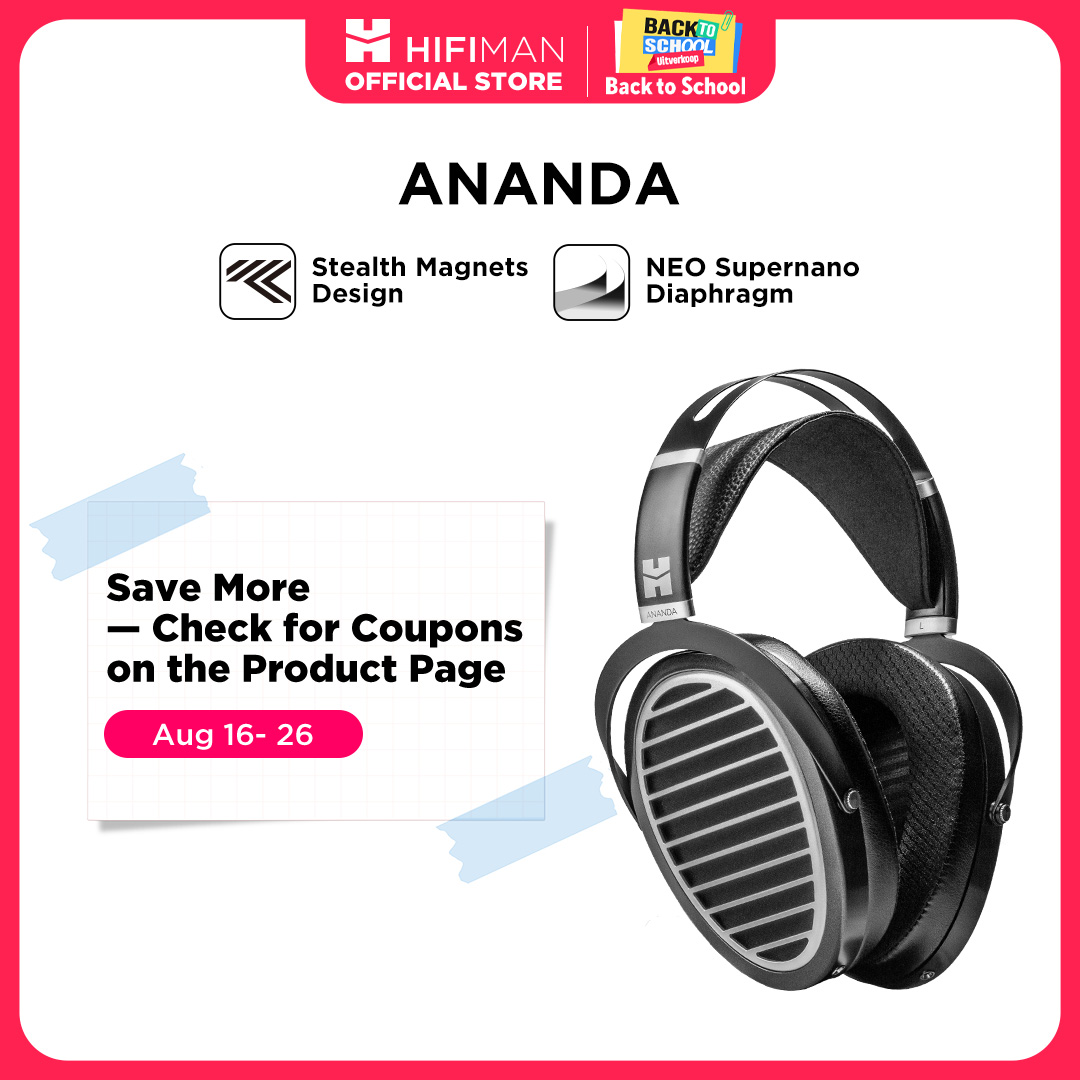 Audiophile Headphone Wired - หูฟัง Hi-Fi แบบ Open-Back Over-Ear Planar