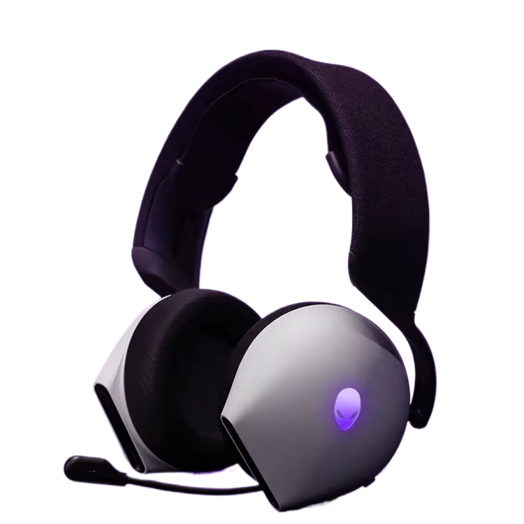 Gaming Headset Rgb - เลนแวร์ AW520H ชุดหูฟังสำหรับเล่นเกมและอีสปอร์ตสีดำ/ขาว หูฟังสำหรับเล่นเกมแบบมีสาย RGB ตัดเสียงรบกวนสำหรับแล็ปท็อป