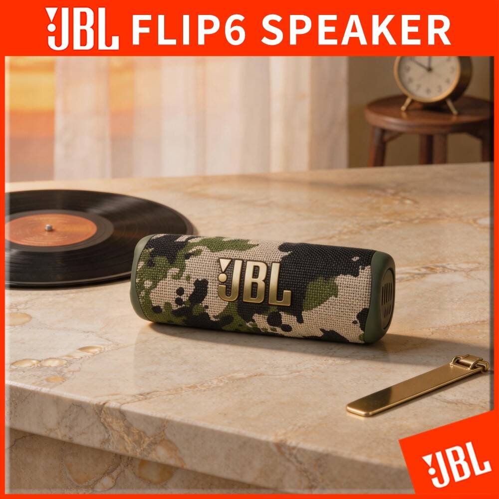 Jbl Speaker Flip 6 - JBL Flip 6 ลำโพงบลูทูธไร้สายแบบพกพาขนาดกะทัดรัด ป้องกันฝุ่นและน้ำระดับ IP67