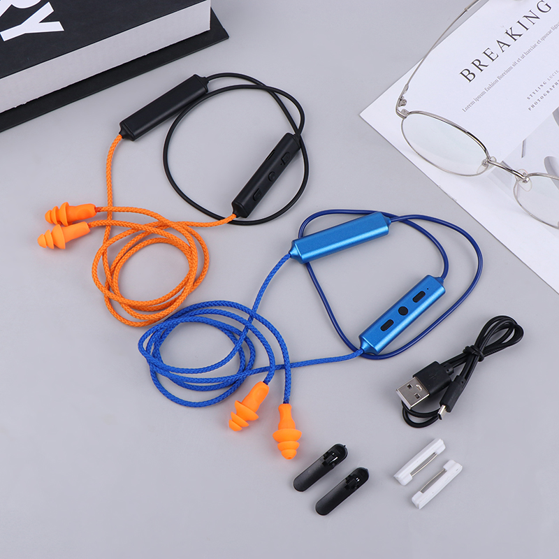 Bluetooth Headset On Ear - หูฟังบลูทูธแบบอุดหูสำหรับการทำงาน, ลดเสียงรบกวน, ป้องกันการได้ยิน, สถานที่ก่อสร้าง, สายการผลิต, สถานที่ที่มีเสียงดัง