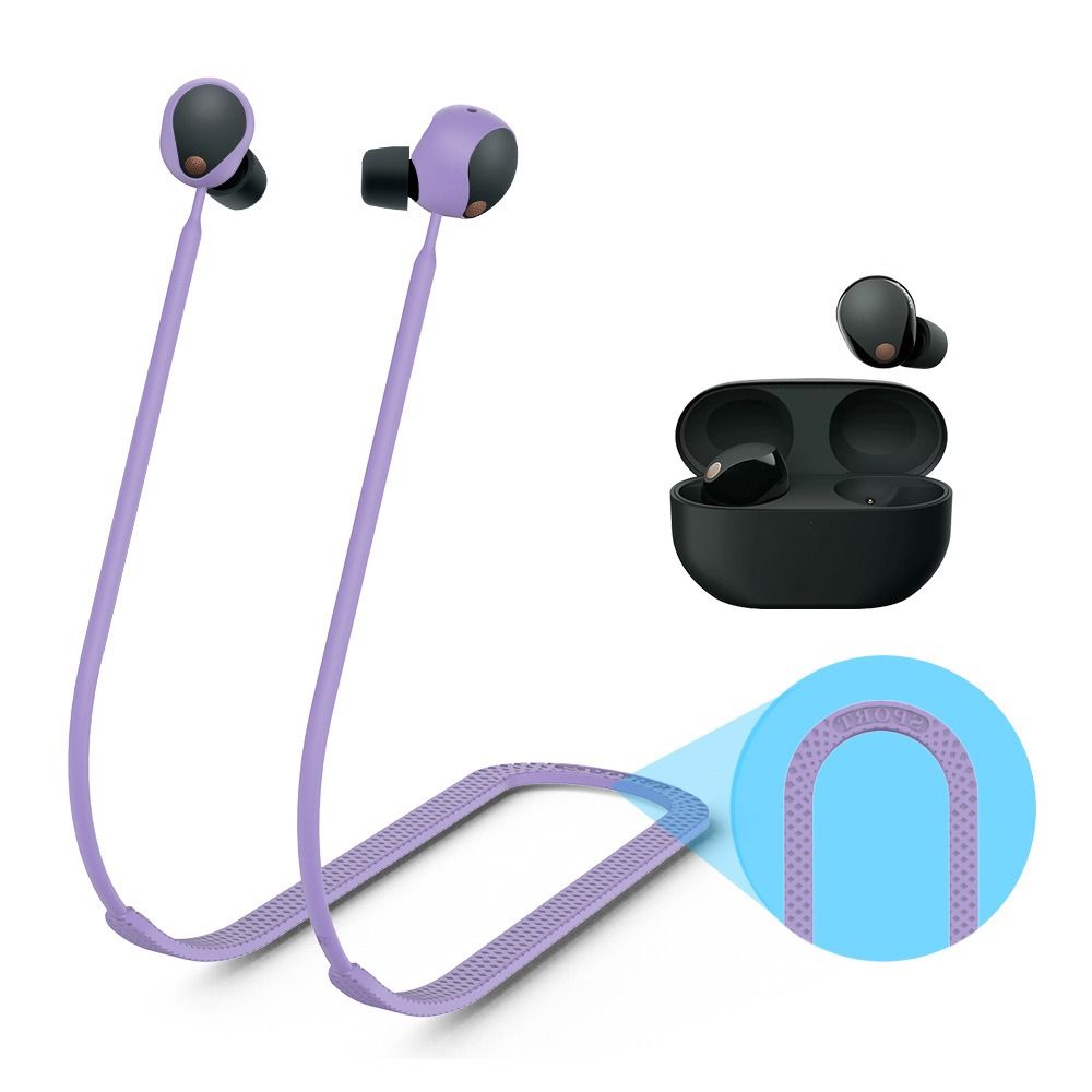 Sony Headphone Wf-1000Xm5 - สายคล้องคอซิลิโคนป้องกันการสูญหายสำหรับหูฟังบลูทูธไร้สาย สายคล้องคอแบบนุ่มสำหรับ Sony WF-1000XM5