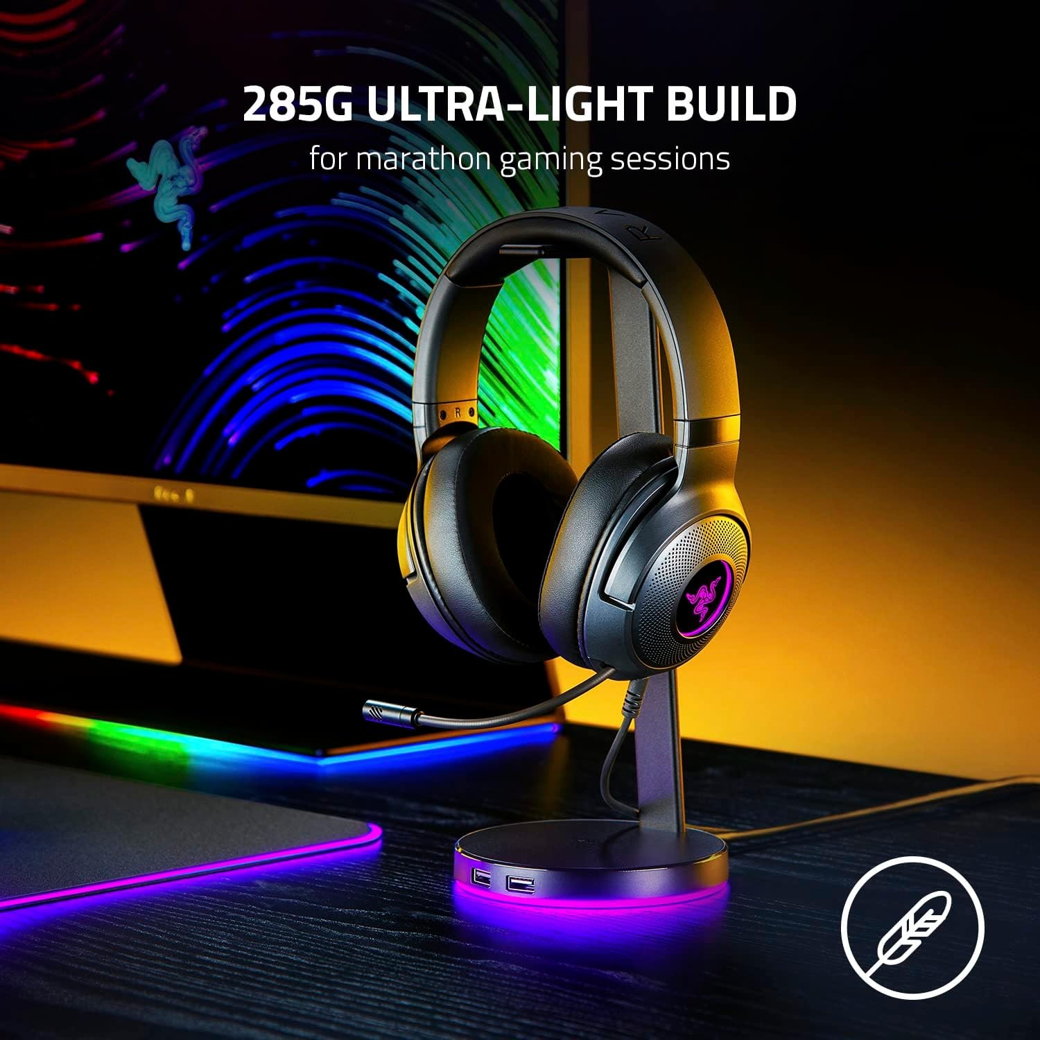 หูฟังเกมมิ่ง Razer Kraken V3 X - Gaming Headset Rgb บทวิจารณ์และราคา