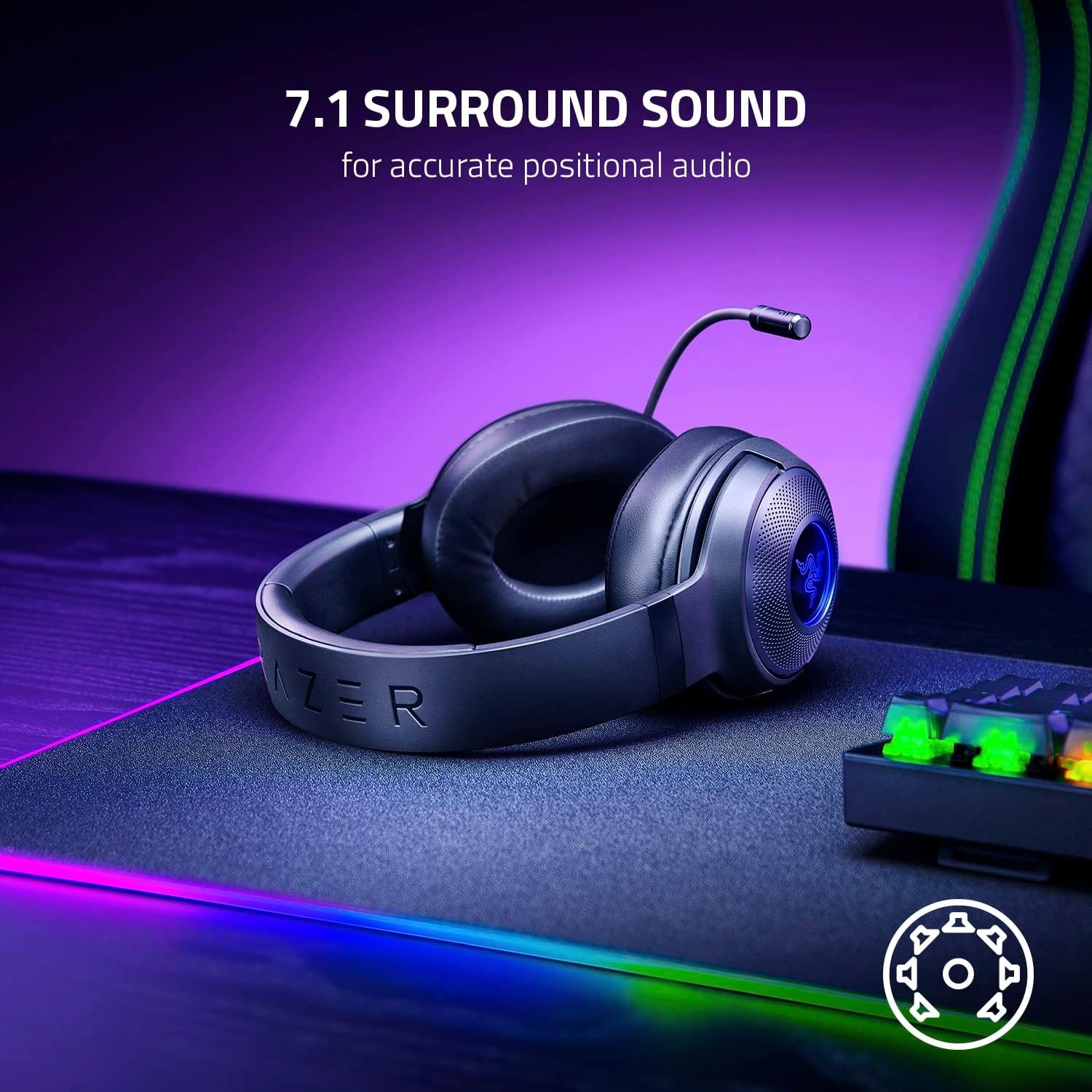 หูฟังเกมมิ่ง Razer Kraken V3 X - Gaming Headset Rgb บทวิจารณ์และราคา