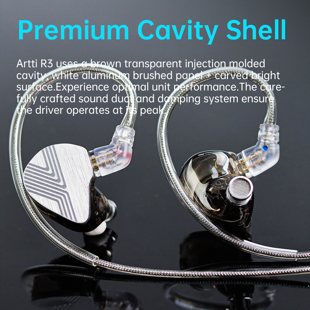 ARTTI R3 หูฟังชนิดใส่ในหู 10 ม - Audiophile Headphone Wired บทวิจารณ์และราคา