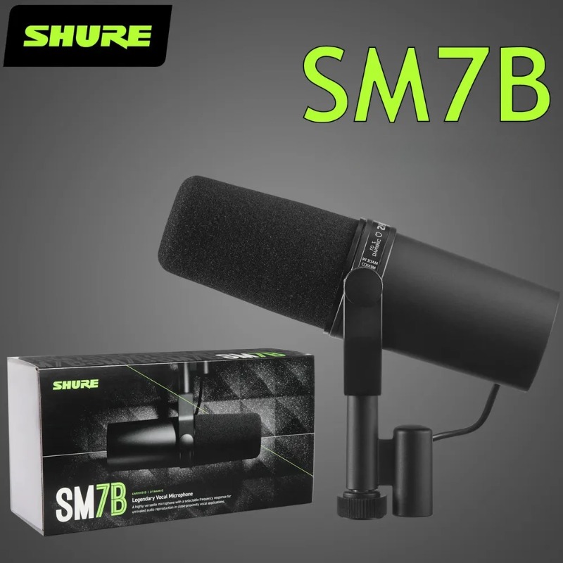 ไมโครโฟน Shure SM7B ไมโครโฟนได - Shure Mic Sm7B บทวิจารณ์และราคา