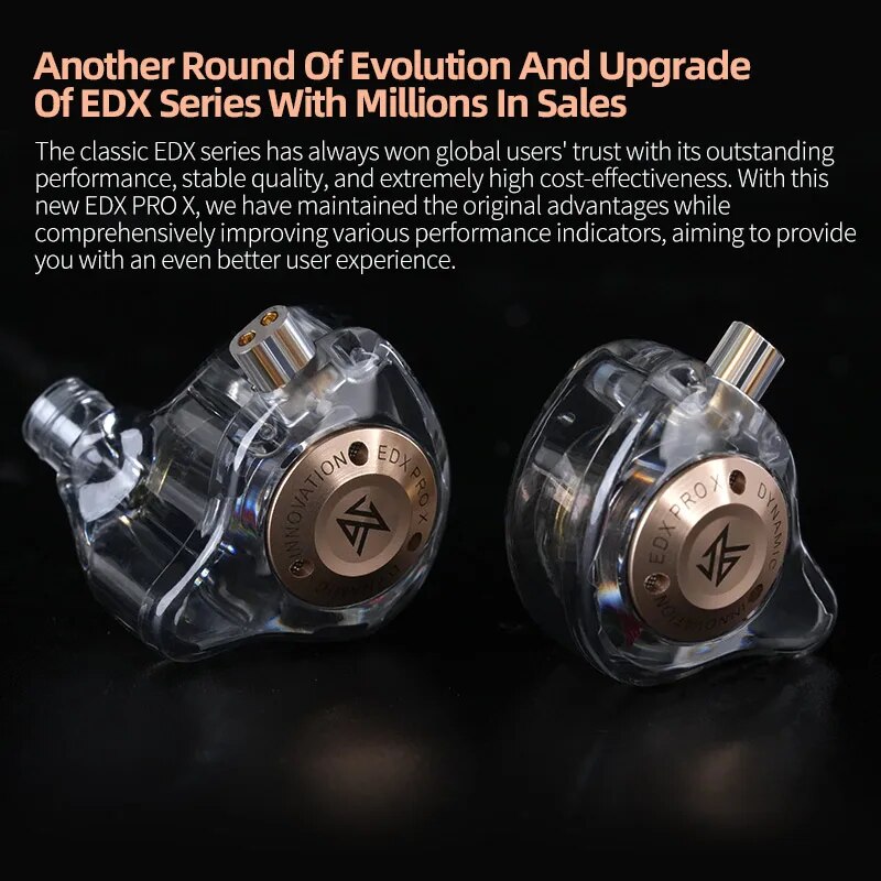 KZ EDX PRO X หูฟังแบบมีสายไฮไฟ - Audiophile Headphone Wired บทวิจารณ์และราคา