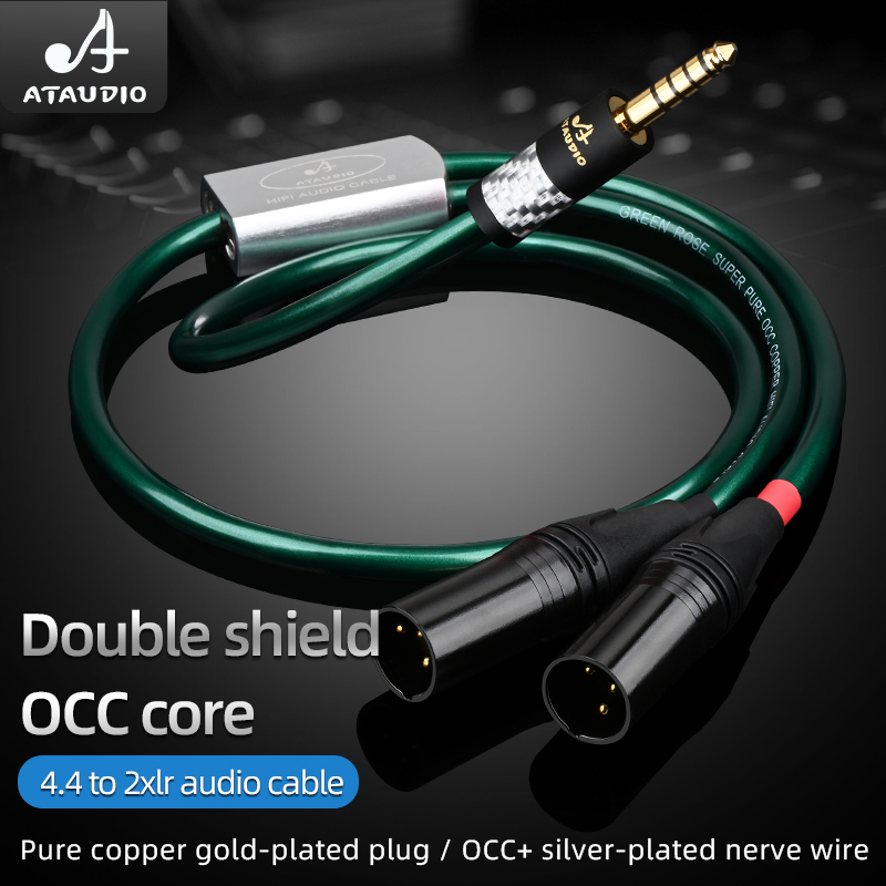 ATAUDIO HIFI 4.4mm Balanced ชา - Audio Splitter Y บทวิจารณ์และราคา