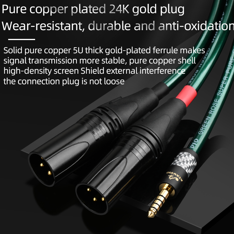 ATAUDIO HIFI 4.4mm Balanced ชา - Audio Splitter Y บทวิจารณ์และราคา