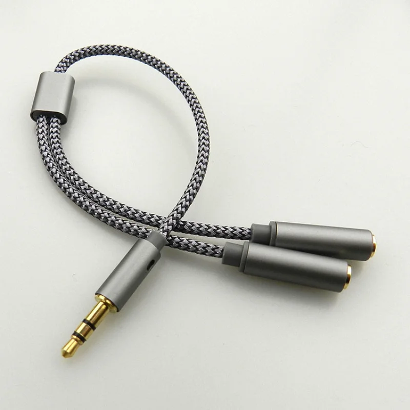 อะแดปเตอร์หูฟัง สายแยกเสียงไมค - Audio Splitter Y บทวิจารณ์และราคา