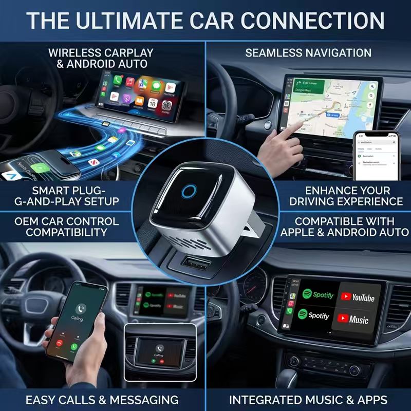 DRNVIYNC อะแดปเตอร์ CarPlay แบ - Bluetooth Adapter Receiver บทวิจารณ์และราคา