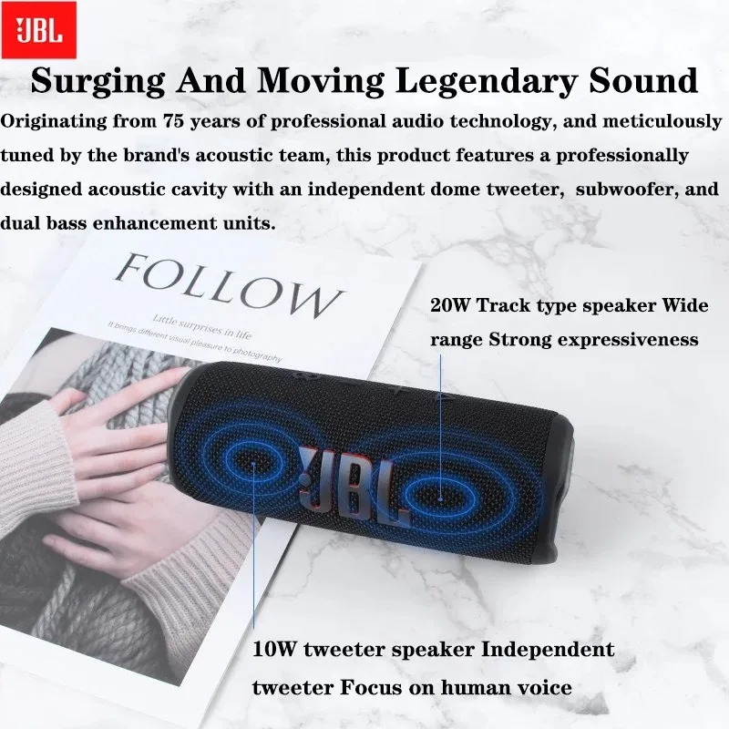 ลำโพงไร้สาย JBL Flip 6 สำหรับใ - Jbl Speaker Flip 6 บทวิจารณ์และราคา