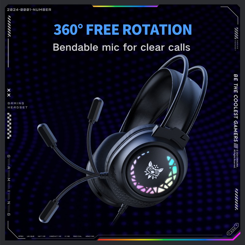 หูฟังเกมมิ่งแบบมีสาย ONIKUMA X - Gaming Headset Rgb บทวิจารณ์และราคา
