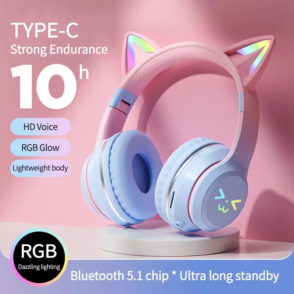หูฟังเรืองแสง RGB หูฟังเอียบัด - Gaming Headset Rgb บทวิจารณ์และราคา