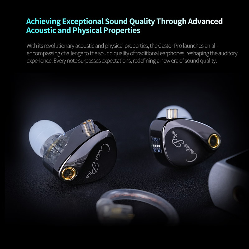 หูฟัง KZ Castor PRO แบบใส่ในหู - Audiophile Headphone Wired บทวิจารณ์และราคา